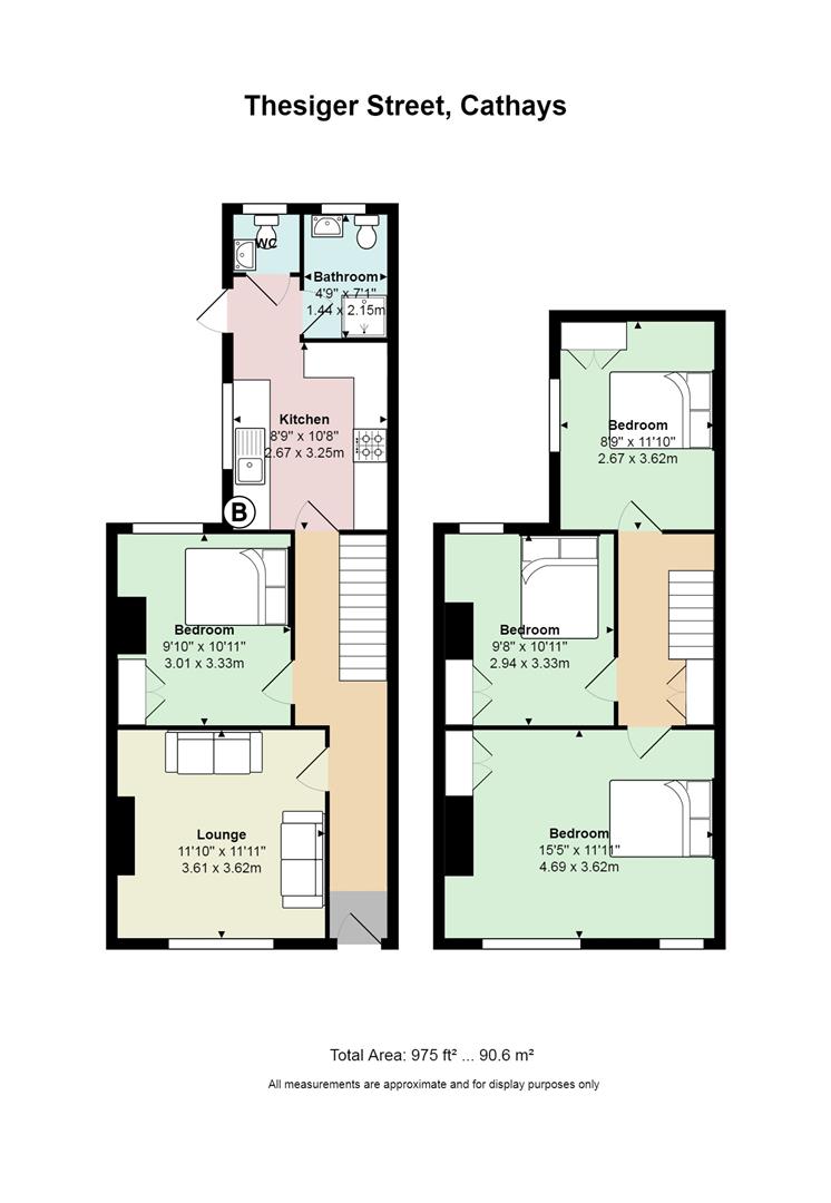 Floorplan for Thesiger Street, Cathays